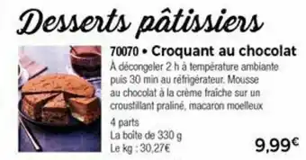Croquant Au Chocolat