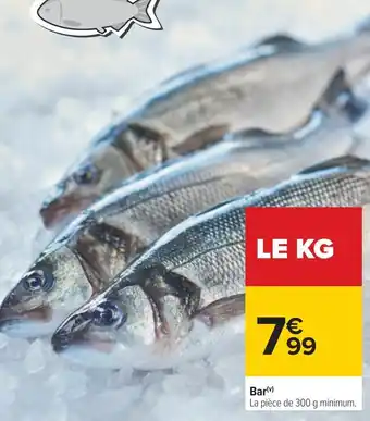 Carrefour Bar offre
