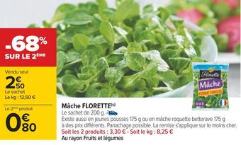 Carrefour Florette mâche offre