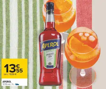 Carrefour Aperol aperol offre