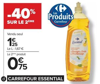 Carrefour Carrefour essential liquide vaisselle offre