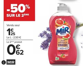 Carrefour Mir liquide vaisselle offre