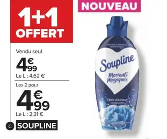 Carrefour Soupline assouplissant offre