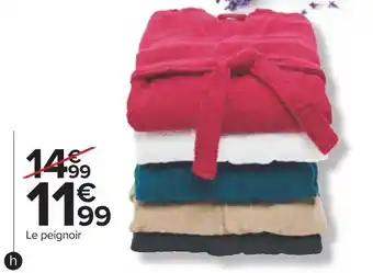 Carrefour Peignoir uni offre