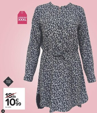 Carrefour Tex robe femme offre