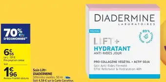 Carrefour Market Diadermine soin lift+ offre