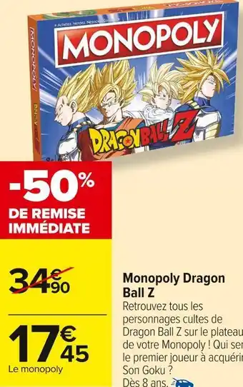 Monopoly dragon ball z