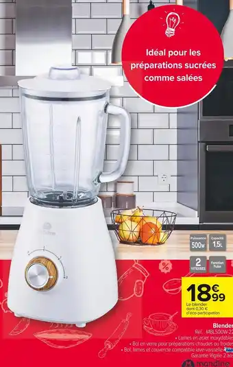 Carrefour Market Mandine blender offre