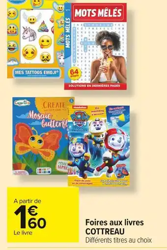Foires aux livres cottreau