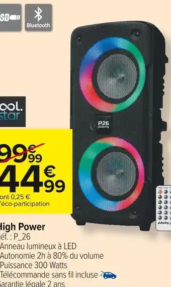 Carrefour Market Kool star high power offre
