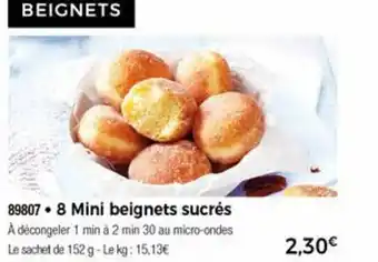Thiriet 8 Mini Beignets Sucrés offre
