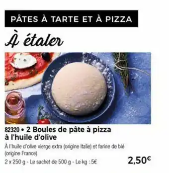 Thiriet 2 2 Boules De Pâte à Pizza à l'Huile D'olive offre