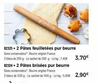 Thiriet 2 Pâtes Feuilletées Pur Beaurre offre
