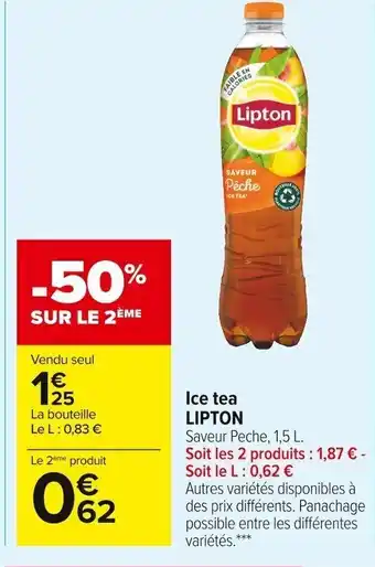Carrefour Market Lipton Ice Tea offre