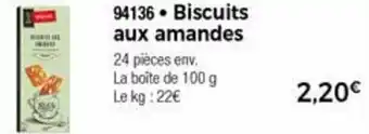 Thiriet Biscuits Aux Amandes offre