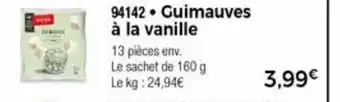 Guimauves à La Vanille