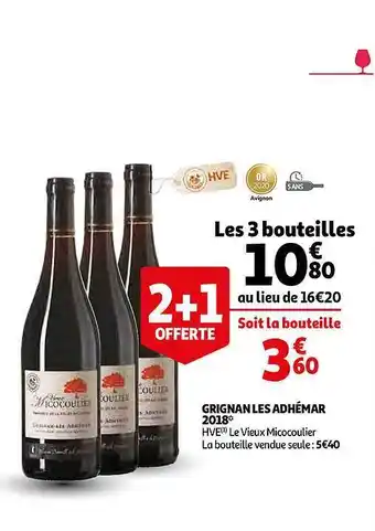 Grignan Les Adhémar 2018 Hve Le Vieux Micocoulier