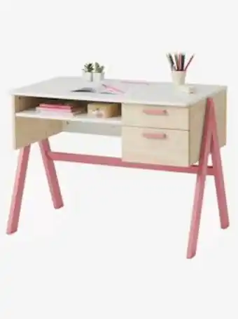 Bureau enfant coloriage - rose