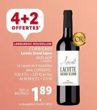 Lidl Lacotte grand séjour offre