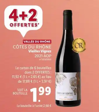 Lidl Vieilles vignes offre