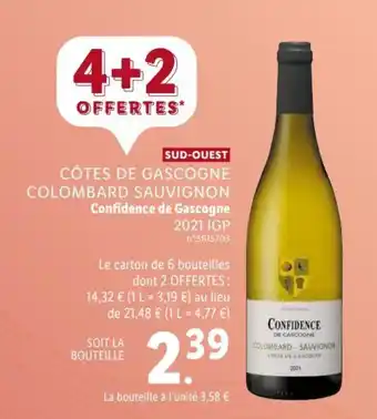 Lidl Confidence de gascogne offre