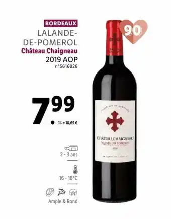 Lidl Lalande-de-pomerol offre