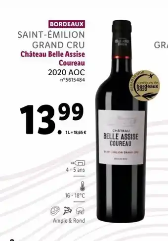Lidl Saint-émilion grand cru offre