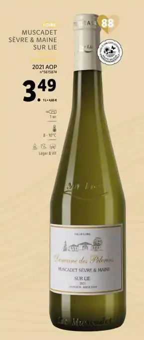 Lidl Muscadet sèvre & maine sur lie offre