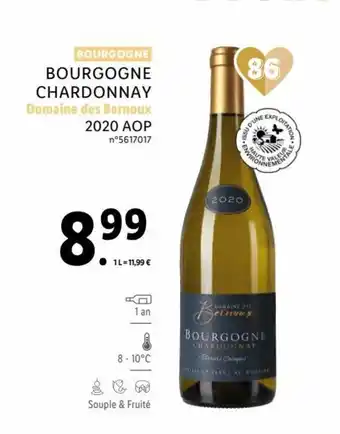 Lidl Bourgogne chardonnay offre