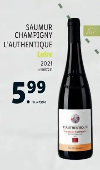 Saumur champigny l'authentique