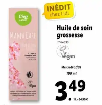 Lidl Huile de soin grossesse offre
