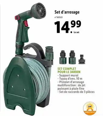 Lidl Set d'arrosage offre