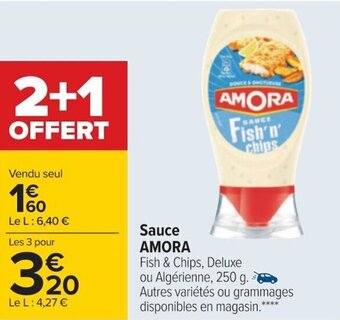 Carrefour AMORA sauce offre