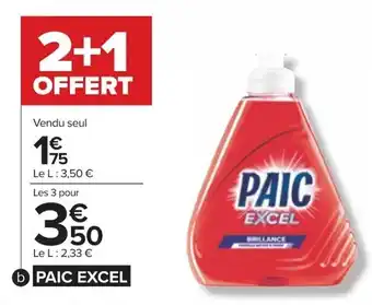 Carrefour Paic excel offre