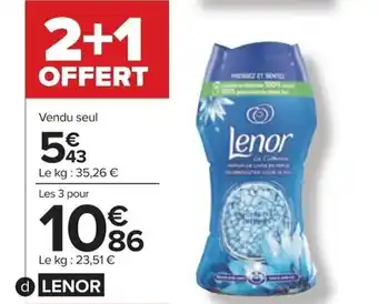 Carrefour Lenor offre