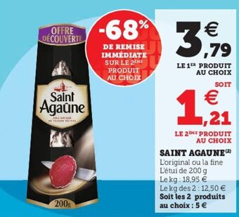 Hyper U Saint agaune offre