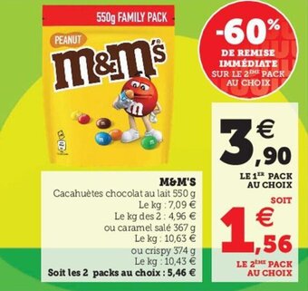 Hyper U M&M'S offre