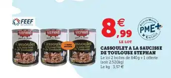 Cassoulet a la saucisse de toulouse stephan