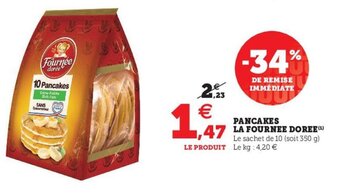 Hyper U Pancakes La Fournee Doree offre