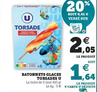 Batonnets Glaces Torsades U