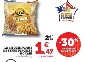 Hyper U Mc Cain La Risolée Pomme De Terre Surgelèe offre