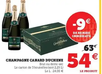 Hyper U Champagne Canard Duchene offre