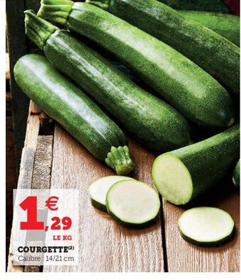Hyper U Courgette offre
