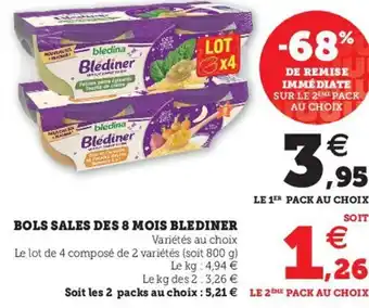 Hyper U Bols Sales des 6 Mois Blediner offre