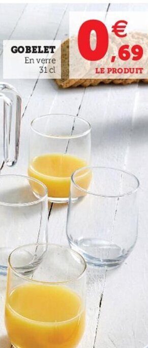 Hyper U Gobelet offre