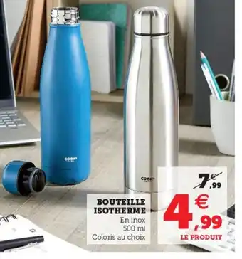 Hyper U Bouteille Isotherme offre