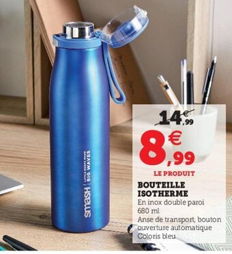 Hyper U Bouteille Isotherme offre