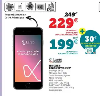 Hyper U Iphone 8 Reconditionné offre