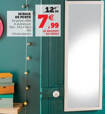 Hyper U Miroir De Porte offre