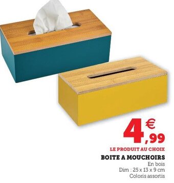 Hyper U Boite A Mouchoirs offre